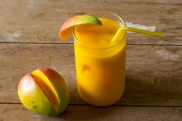 O suco de manga