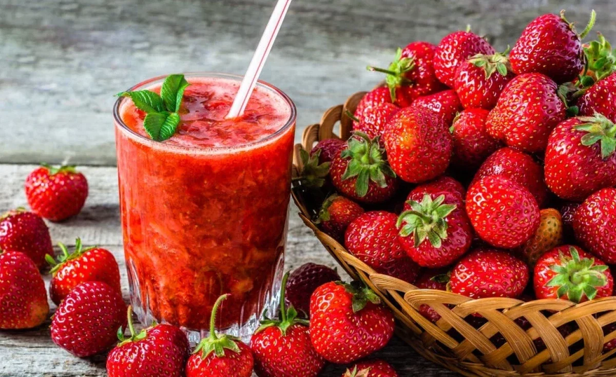 Benefícios do Suco de Morango para a Pele