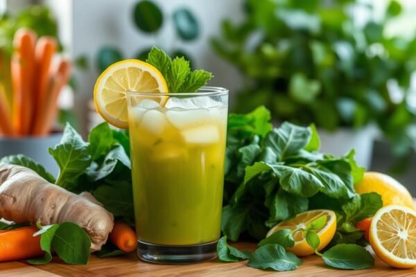 Receitas de Sucos Detox com Gengibre