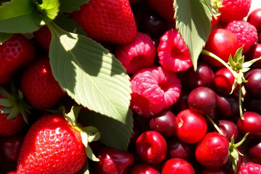 frutas vermelhas