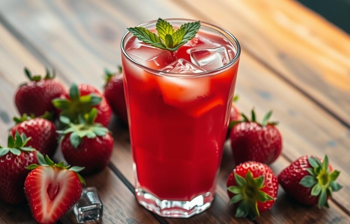 Benefícios do Suco Rejuvenescedor de Morango para a Saúde da Pele