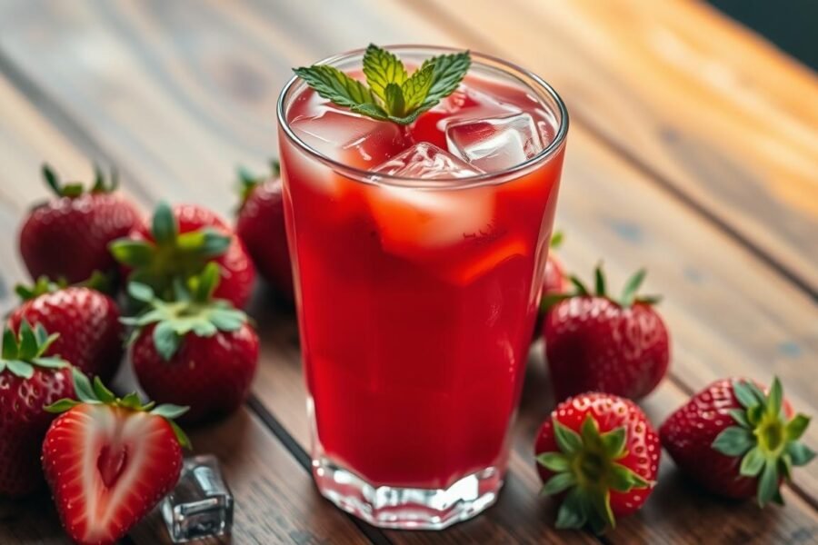 Benefícios do Suco Rejuvenescedor de Morango para a Saúde da Pele