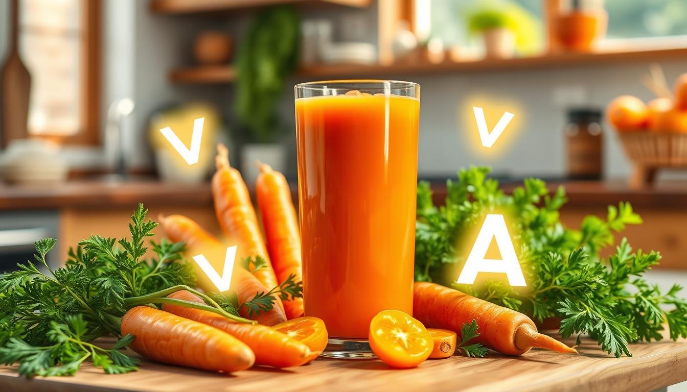 Benefícios do Suco de Cenoura Rico em Vitamina A