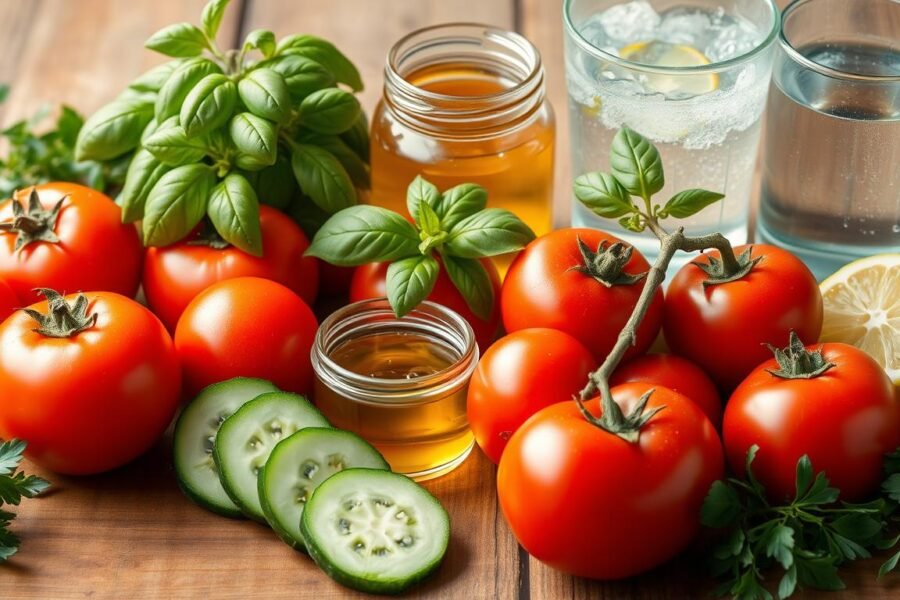 Receitas de Sucos Calmantes com Tomate