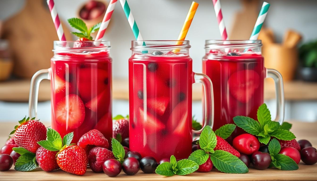 Receitas de Sucos Desintoxicantes com Frutas Vermelhas