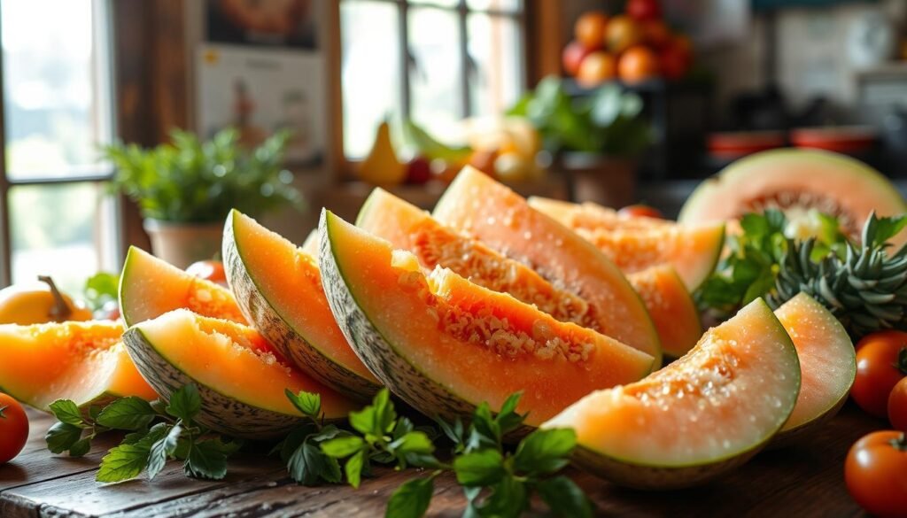 Melão fresco Receitas Refrescantes de Suco de Melão