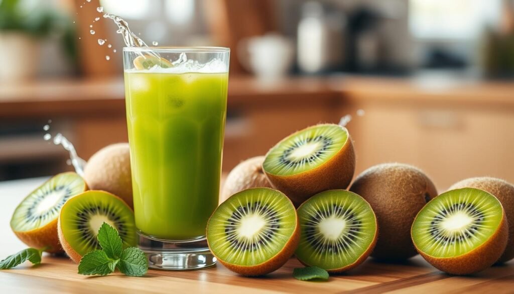 receita de kiwi Como o Suco de Kiwi Melhora Sua Saúde