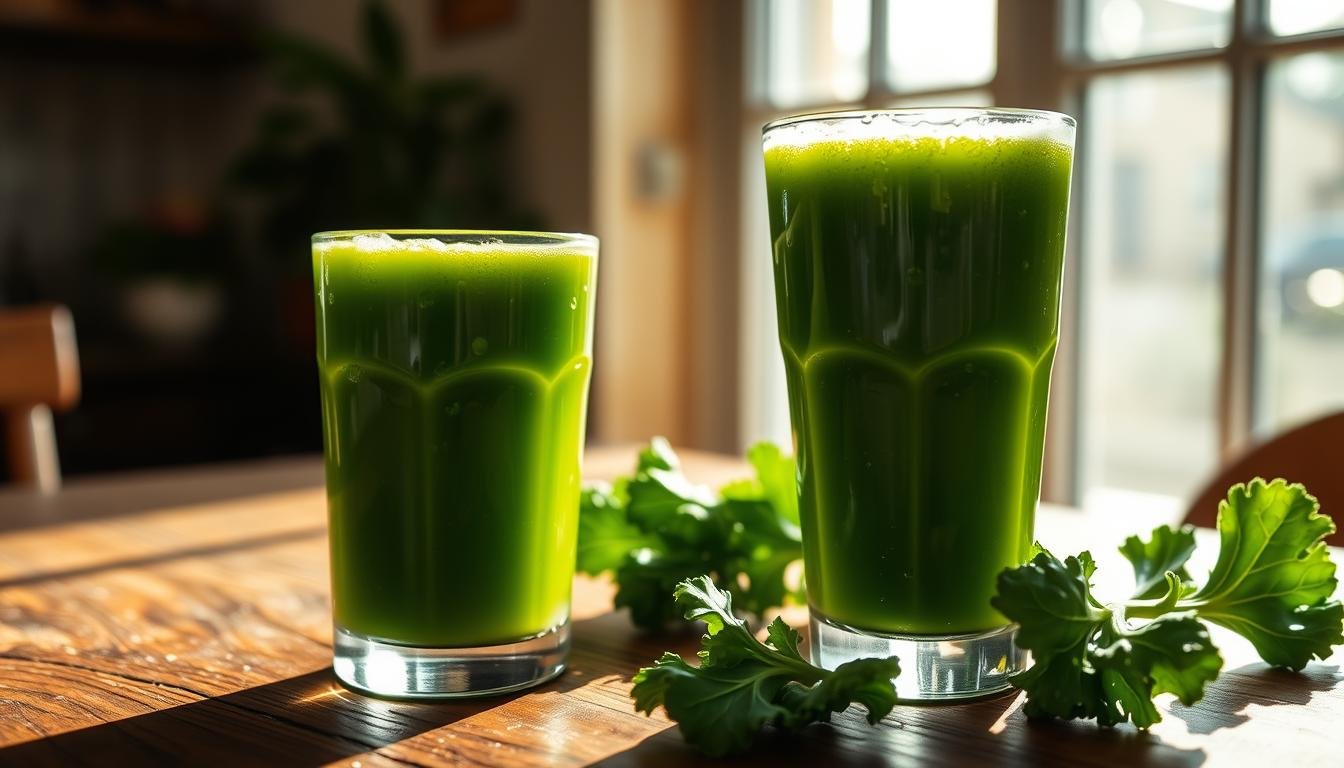 Suco de Couve com Limão