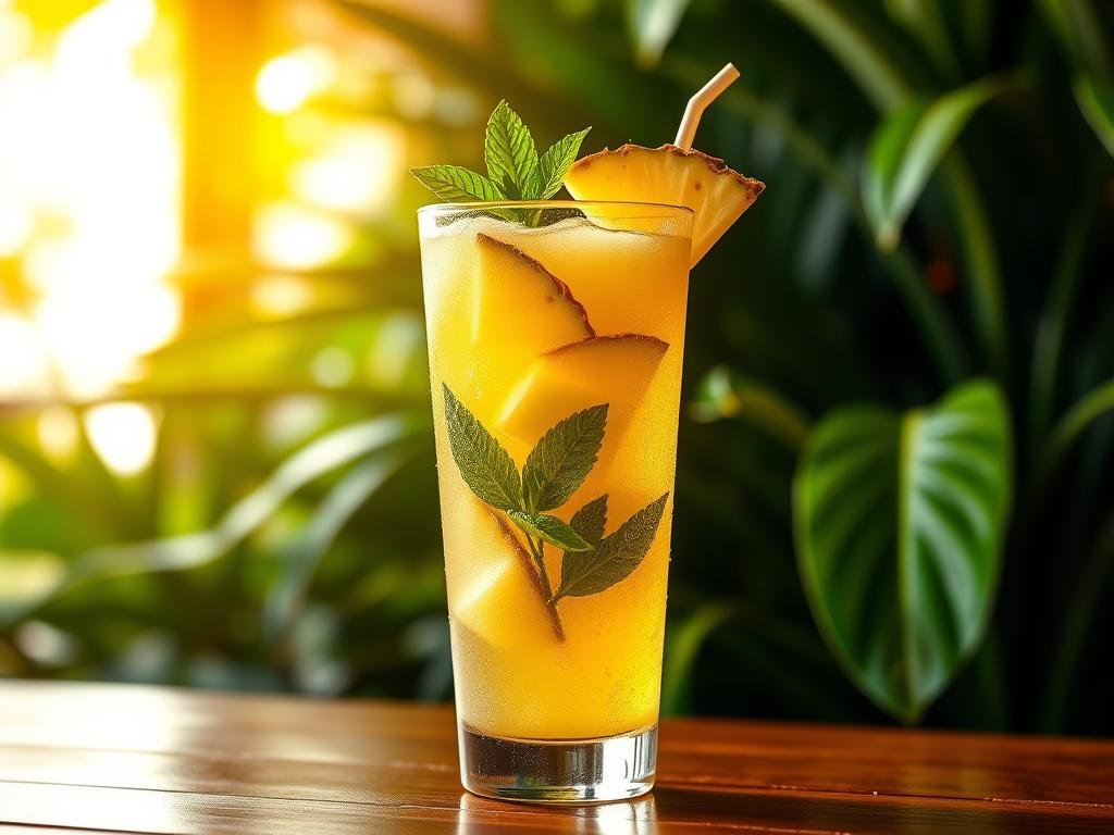 Como Preparar Sucos Refrescantes com Abacaxi