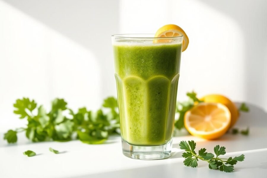 Suco de Agrião com Limão