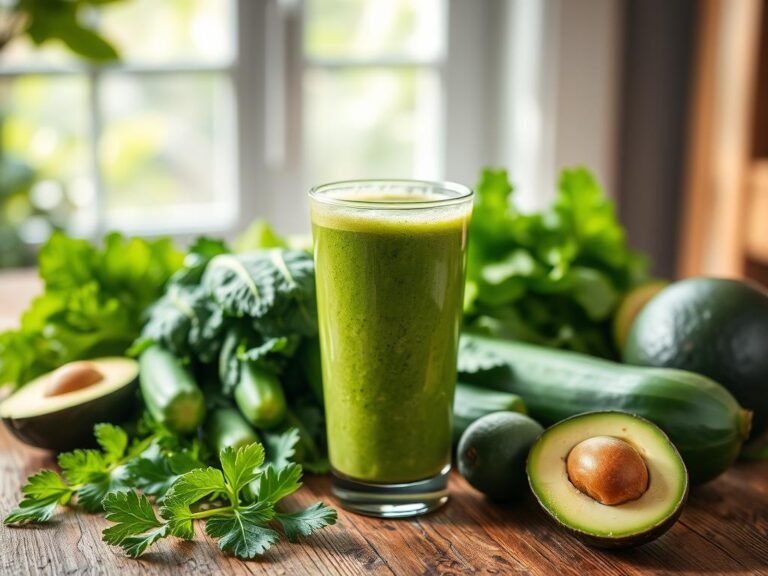 Sucos Verdes para Melhorar a Digestão e Desintoxicar