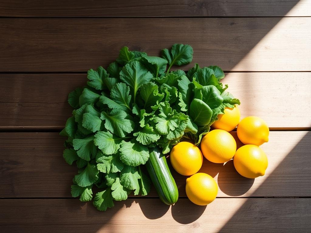 seleção de ingredientes para suco verde seleção de ingredientes para suco verde