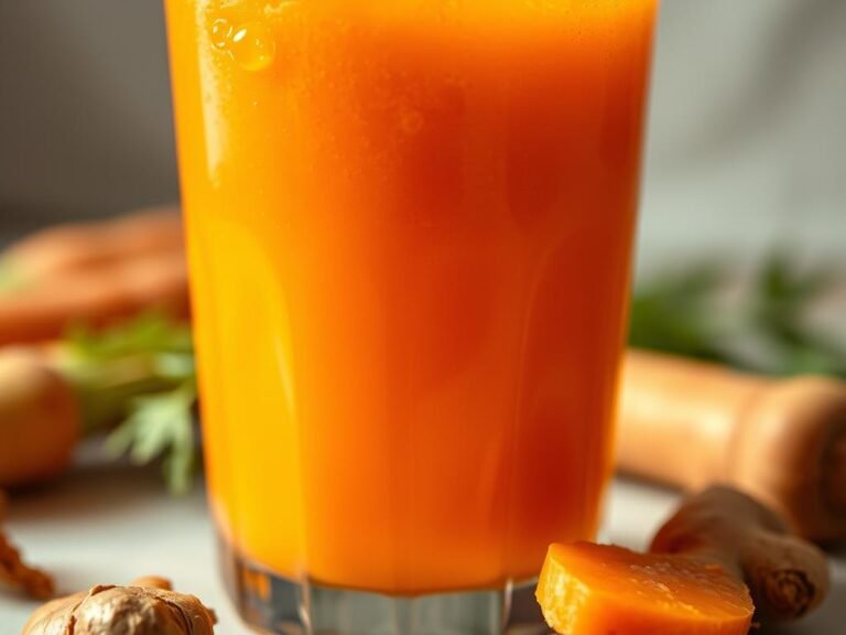 Suco de Cenoura com Gengibre