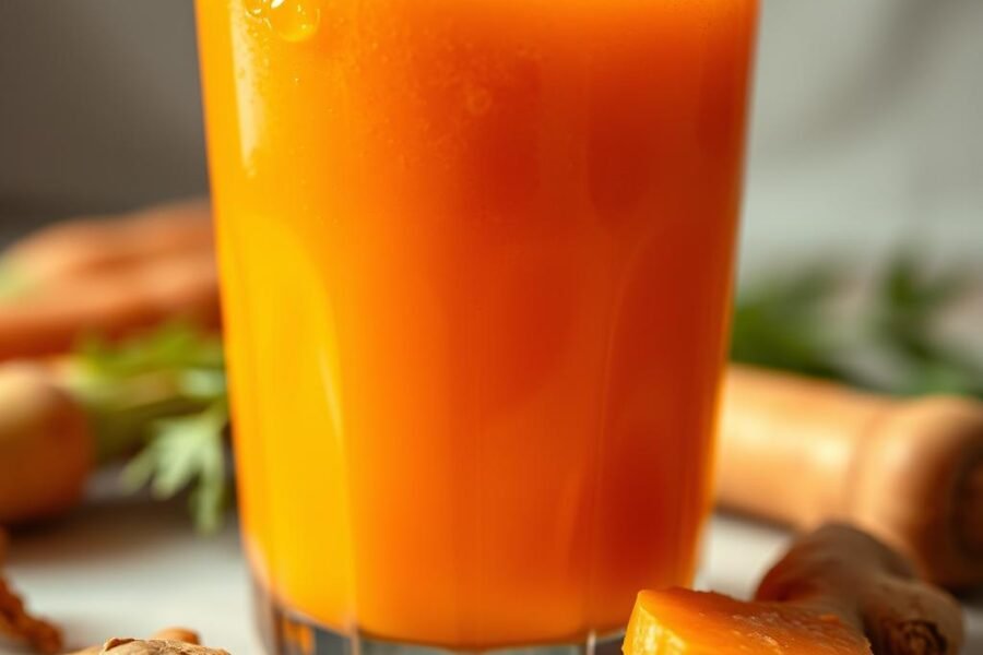Suco de Cenoura com Gengibre