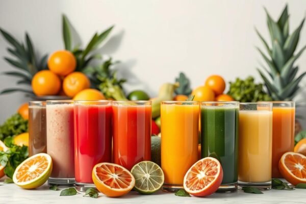 10 Receitas de suco energéticos para perder peso