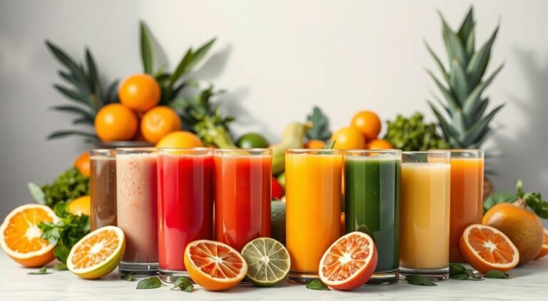 10 Receitas de suco energéticos para perder peso