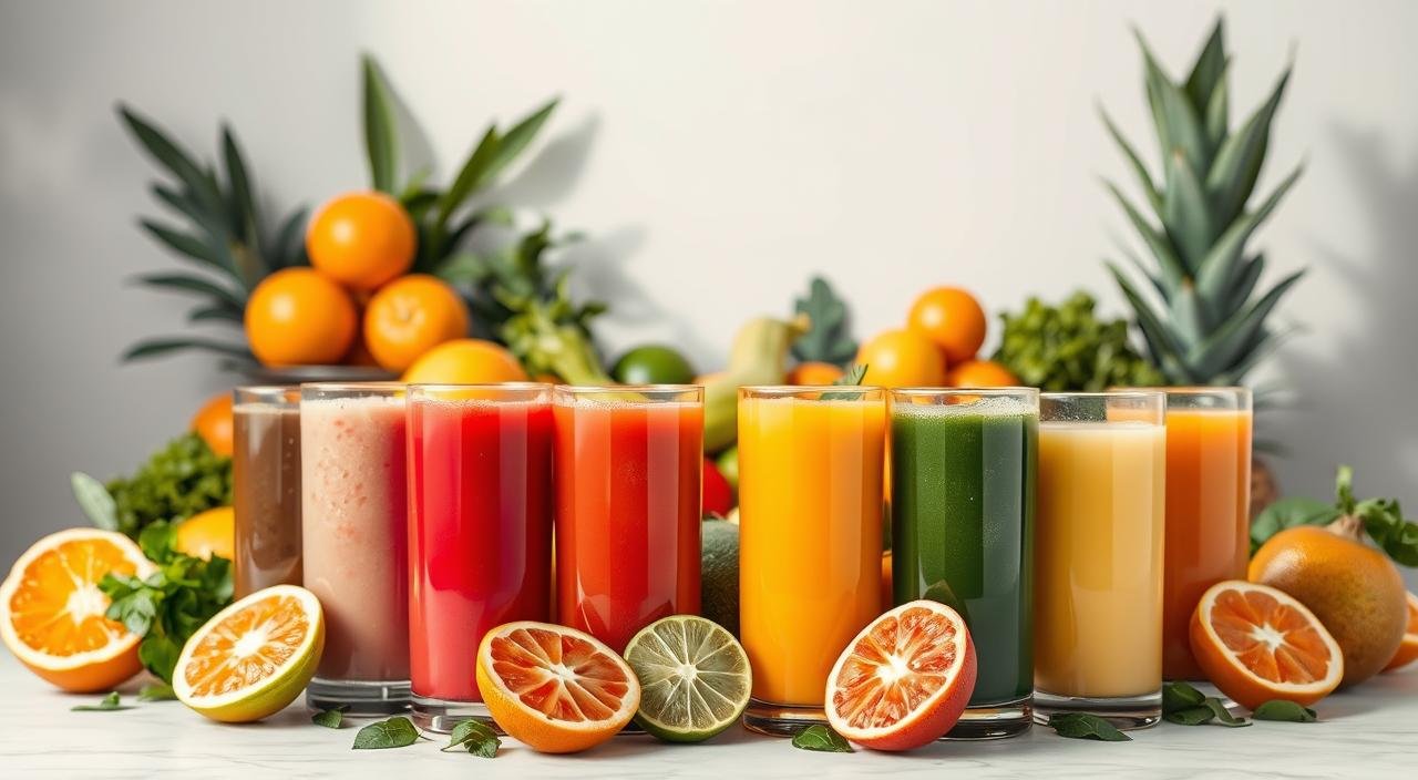 10 Receitas de suco energéticos para perder peso