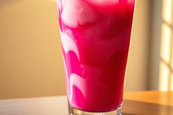 suco de acerola com leite