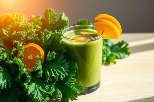 suco de couve com cenoura e laranja