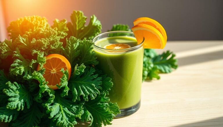 suco de couve com cenoura e laranja