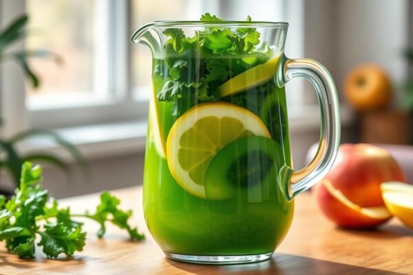 suco de couve com limão