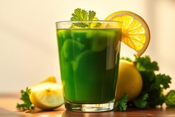 suco de couve com maçã e limão