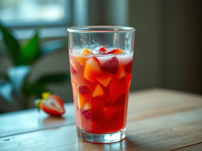 suco de morango com laranja