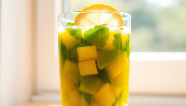 suco de abacaxi com couve e limão