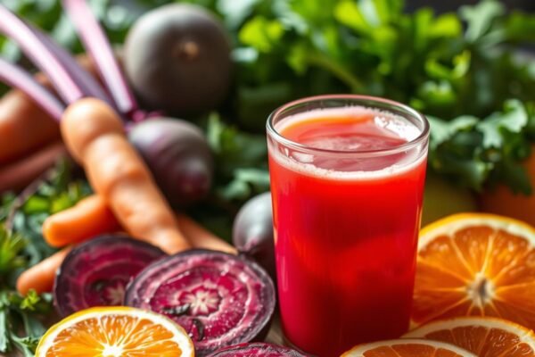 suco de beterraba com cenoura e laranja