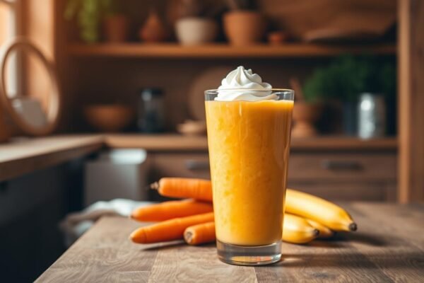 suco de cenoura com banana