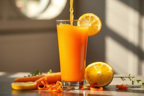 suco de cenoura com limão