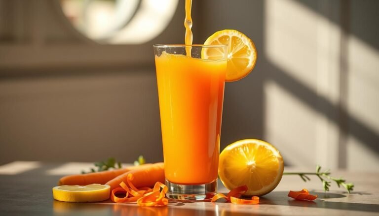 suco de cenoura com limão