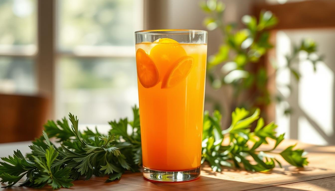 suco de cenoura com limão