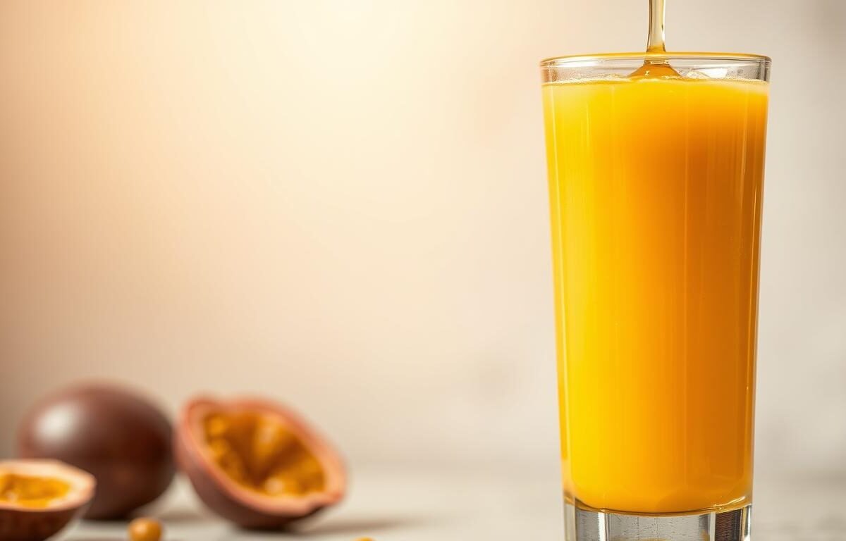 suco de maracujá com mel