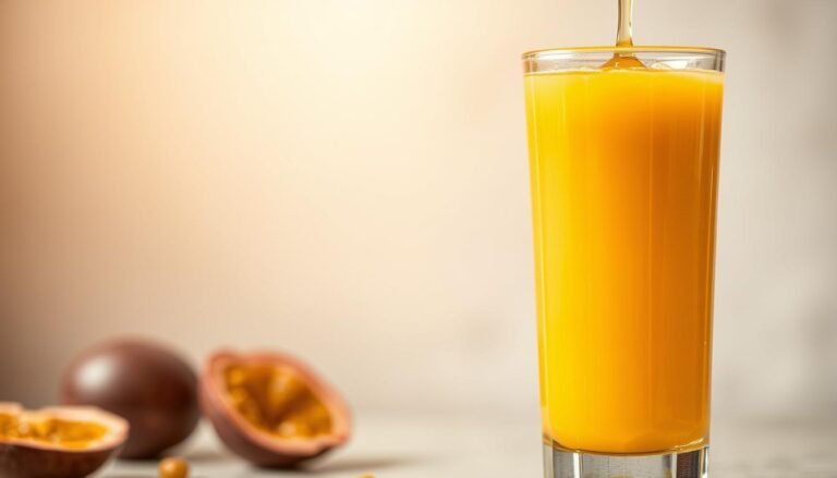 suco de maracujá com mel