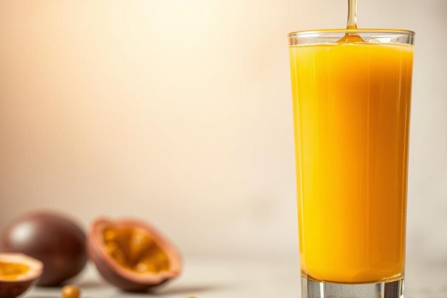 suco de maracujá com mel