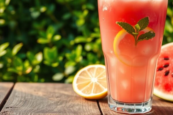 suco de melancia com limão