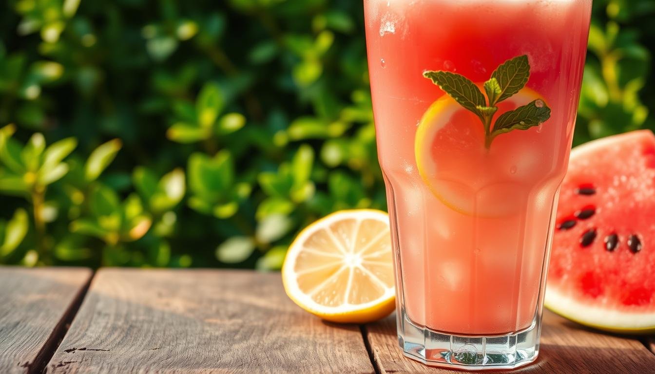 suco de melancia com limão