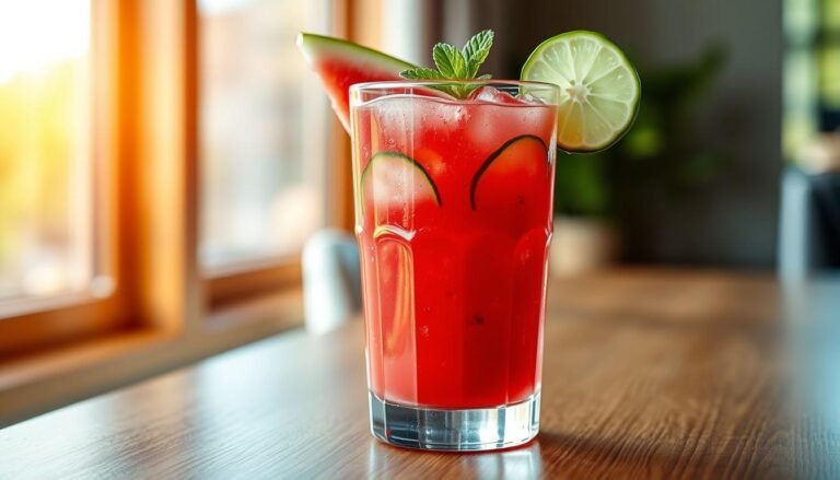 suco de melancia com pepino