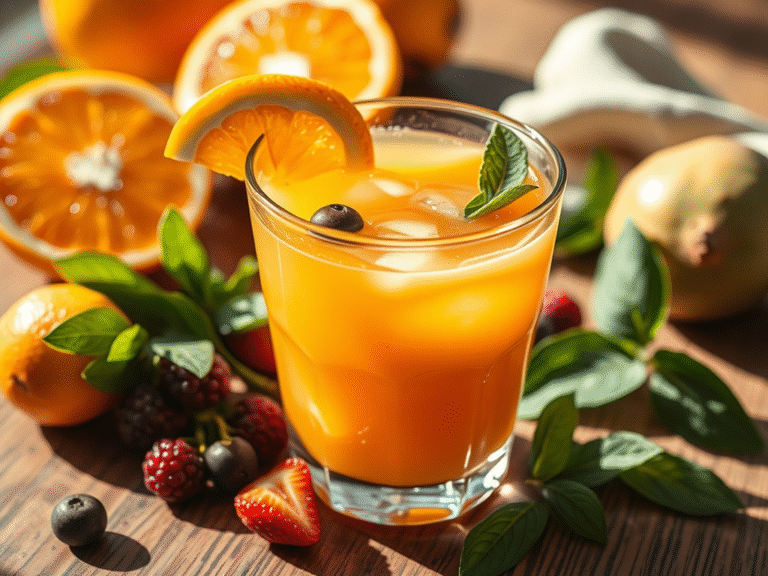 Diga Adeus ao Cansaço: Sucos energizantes