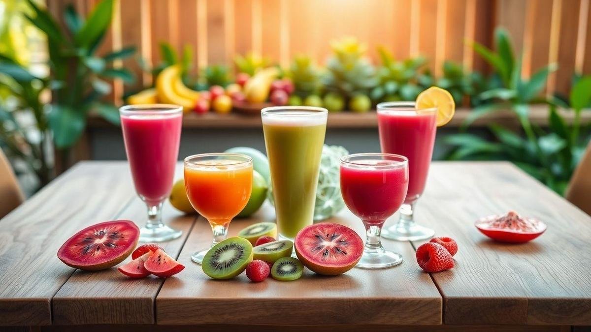 Receitas Incomuns de Sucos de Frutas Receitas Incomuns de Sucos de Frutas