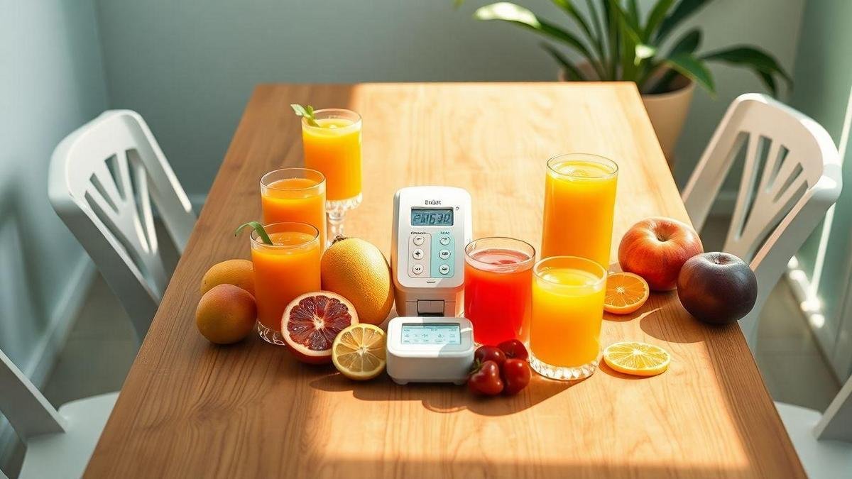 Sucos e o Controle de Açúcar no Sangue