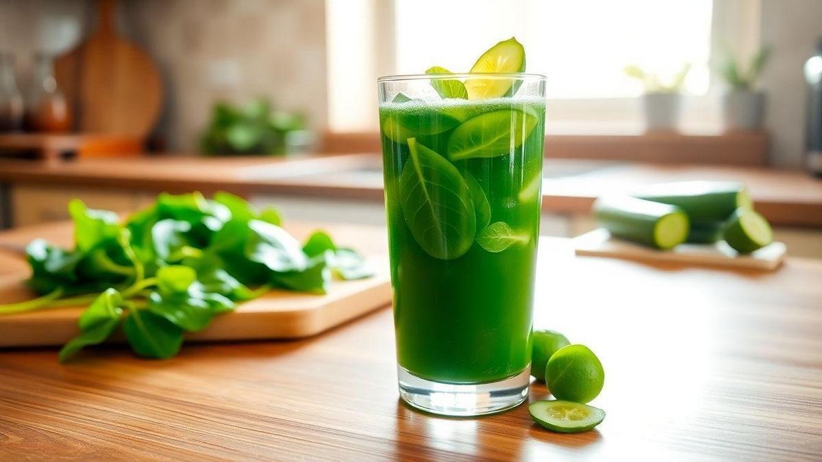 Benefícios do Suco de Espinafre e Pepino para a Saúde Suco de Espinafre e Pepino: O Segredo da Leveza!
