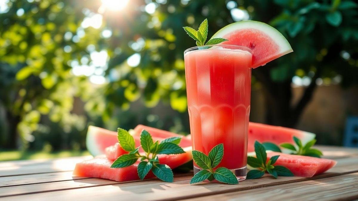 Benefícios do Suco de Melancia e Hortelã para a Saúde Suco de Melancia e Hortelã: O Refresco Perfeito!