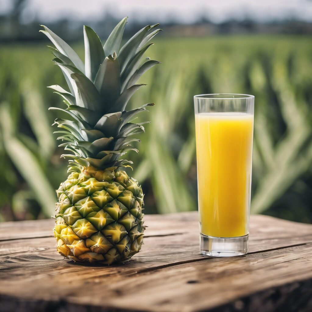 Benefícios do suco de abacaxi com gengibre para sua digestão e imunidade