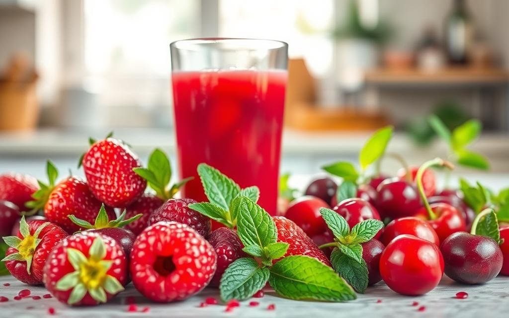 Detox de Frutas Vermelhas: Antioxidante Natural