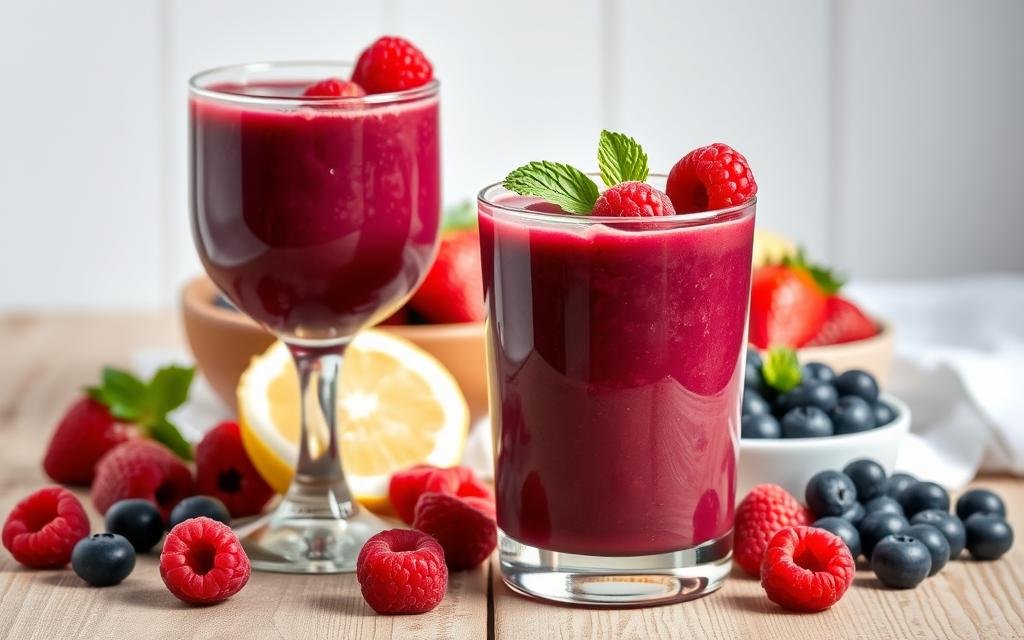 Receita de Suco de Framboesa Natural