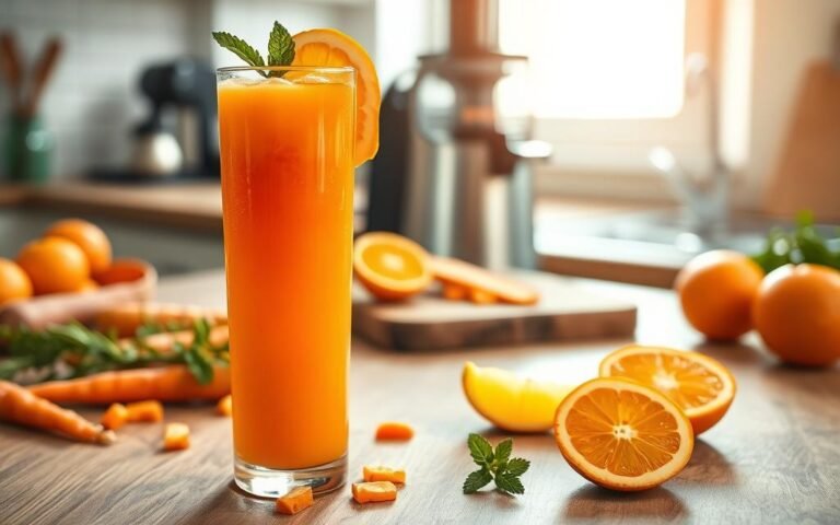 Receita de Detox de Cenoura com Laranja