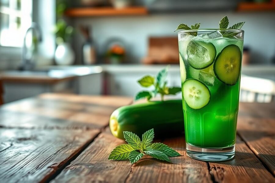 Receita de Suco Detox com Pepino
