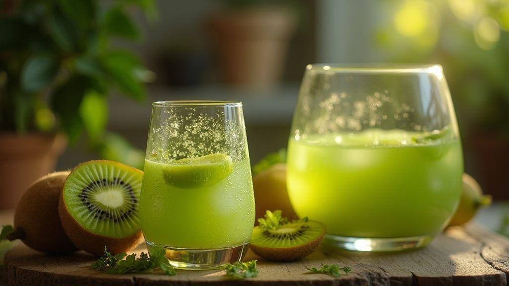 Como conservar e servir seu suco de kiwi em casa